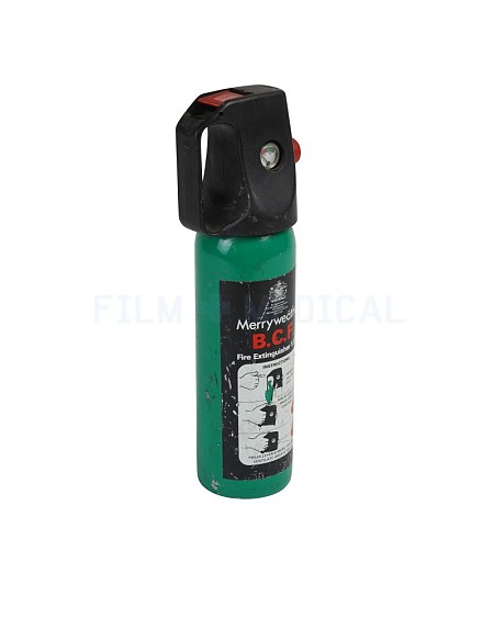 GREEN FIRE EXTINGUISHER